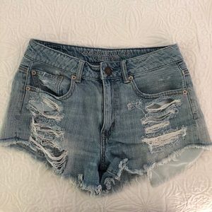 Distressed shorts from AE Size 4